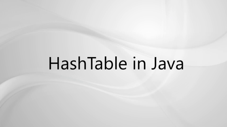 java hash table